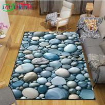 Fashion Funny Pebble Carpet for Outdoor Balcony Garden Coffee Table Bedroom Area Rugs Kitchen Un-slip Floor Mat Alfombra Gift 40x 60cm