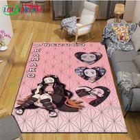 Fashion Hot Cartoon K-Kamado Nezuko Printed Carpets Living Room Anti-Skid Area Rug Kids Bedroom Mats Yoga Mat Large Carpet Decor 40x 60cm