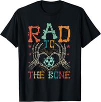 Women Rad To The Bone Skeleton Hand Retro Xray Tech Rad Tech Gift Unisex T-Shirt S įvairiaspalvis