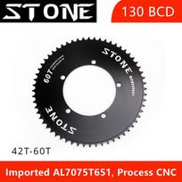Stone 130 BCD chainring fixed gear track bike fixie  Round  42T 46T 48T 50T51T 52T53T54T55T57T58T60T tooth  Chainwheel 42T