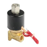 220V AC Normally Open Solenoid Valve Made of Brass with G1 4 Port for Water Air Oil Control in Pneumatic Equipment Use China Mainland