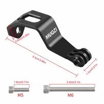 Adjustable Folding Bike Fork Mount Bike Bicycle Front Light Mount Bracket Flashlight Mount Stand for Flashlight Sport Camera juoda