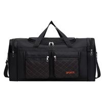 Men's Large Capacity Luggage Bag - Multi Pocket Travel Bag with Zipper Closure, Foldable Design, Ideal for Vacati and Sports E juoda