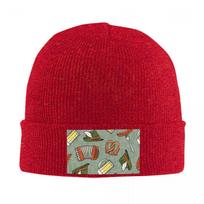 Oktoberfest  Sage Warm Knitted Cap Hip Hop Bonnet Hat Autumn Winter Outdoor Beanies Hats for Unisex Womenx Adult One Size