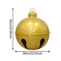 Christmas Giant Inflatable Ball Merry Christmas Decorations for Home Xmas Outdoor Balloon Decor Navidad Natal New Year 66 x 58cm