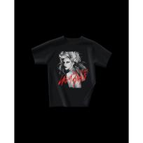 Lady Gaga  Born This Way  Classic Portrait Red Brushstroke T-Shirt, Unisex Empowerment Pop Fan Streetwear Tee, 100% Cotton Casual Short Sleeve Top S įvairiaspalvis