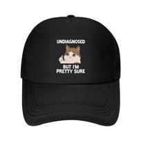Undiagnosed But Im Pretty Sure Funny cat lovers Baseball Cap Unique hats Luxury Unisex Hat Luxury Brand Horse Hat Unisex Womens