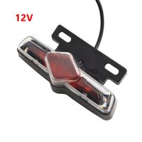 12V 36V-60V E-bike Taillight Turn Signal Rear Rack Lamp Tail Light Electric Bicycle Brake Night Vasion Lamp Cycling Replacement 12V