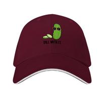 Dill With It Food Pun Baseball Cap Mountaineering Unique hats designer cap Hip Hop Women's Beach Outlet 2025 Unisex's