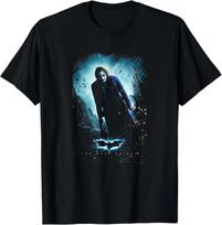 The Dark Knight The Joker Standing Menacingly Poster T-Shirt S