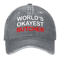 New Witty Butcher Butchery Baseball Cap Big Size Hat Winter hat golf hat genuine Military Tactical Cap Womens Beach Unisexs