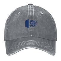 New World padel tour logo blue Baseball Cap Cosplay Golf Hat Unisex sailor cap for Unisex Trucker Hat Unisex Womens