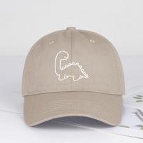 Cute Dinosaur Silhouette Print SoftPeak Baseball Cap  Casual Streetwear Adjustable Unisex Sun Hat Perfect for Everyday Wear
