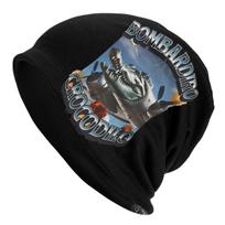 Funny Brr Brr Patapim Meme Bonnet Hats Fashion Street Italian Brainrot Skullies Beanies Hats Unisexs Womens Warm Dualuse Cap One Size