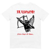 BLASPHEMY  Fallen Angel Of Doom  (White) (One Sided) T-SHIRT L