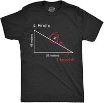 Find X T Shirt Funny Saying Math Teacher Graphic Sarcastic Gift Novelty Dad Joke S įvairiaspalvis
