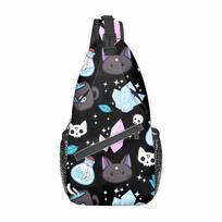Cartoon Messenger Bag, Primary And Secondary School Student Leisure Breast Bag, Animation Printing Leisure Bag, Messenger Breast Bag Crossbody bag