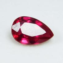 Red Ruby Pear Cut 8.52 Carat Natural CERTIFIED Perfect Ring Size Loose Gemstone 12.6 mm Approx. raudona
