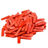 100Pcs Plastic Tile Spacers Reusable Positioning Clips Wall Flooring Red Leveler Wall Tile Leveling System Laying Tiling Tool
