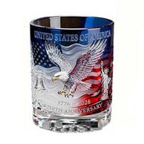 Amerikos 250-ojo jubiliejaus stiklinė „We The People“ viskio stiklinė, alkoholinių gėrimų, burbono, kokteilių stiklinė, patriotiška dovana Tėvo dienai ar veteranams F
