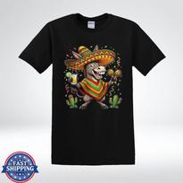 Funny Donkey Sombrero Shirt Cinco De Mayo Fiesta Party T-Shirt S įvairiaspalvis
