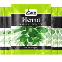 VCare Henna Natural Powder for Hair - 100 gm (Pack of 5) | Natural Conditioning