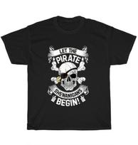 Let The Pirate Shenanigans Begin St Patricks Day Skull T-Shirt Unisex Funny Gift S įvairiaspalvis
