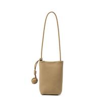 Women's commuter versatile women's premium messenger bag, mobile phone change bag, mobile phone bag, genuine leather vertical mobile phone bag