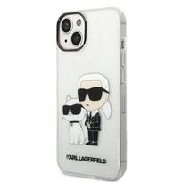 Karl Lagerfeld Iml Glitter Nft Karl & Choupette - Etui Iphone 14 Plus (Przezroczysty)