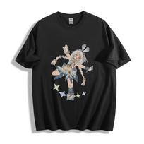 Genshin Impact Mualani T-Shirt Mens Womens Tees Top - Withering Mystery Design Unisex Tee 3XL