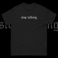 Stop Talking Shirt Sarcastic Nu Goth Soft Grunge Pastel Tumblr Gothic Unisex Tee S