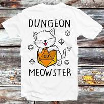 Dungeon Meowster Dragons Monster DnD Guess I ll Die RPG T Shirt Mens Womens Tees Top B1024 XL