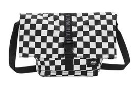 Vans Polyester Messenger Bag, Shoulder Bag, Crossbody Bag Regular Unisex Black & White VN0002MVBPZ