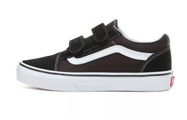 Vans Ward Low top Skateboard Shoes Black White Children Aged 3 7 Years Old VN000VHE6BT 29