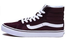 Vans SK8 HI Slim Sneakers Deep Wine Wine Red Women's VN0A32R2LV6 39
