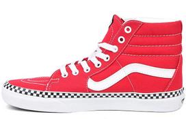Vans SK8 Hi Check Foxing - Racing Red VN0A38GEVS5 35