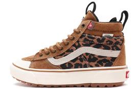 Vans Unisex SK8 Hi MTE 2 Aukštakulniai sportbačiai Rudo Leopardo rašto 'Ruda Juoda Balta' VN0A5HZZA0A 44.5