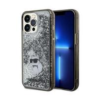 Karl Lagerfeld Liquid Glitter Choupette - Etui Iphone 13 Pro (Przezroczysty)