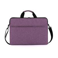 with Shoulder Strap Laptop Sleeve Case for 13-14inch Computer Storage Bag  Tablet Protective S violetinė