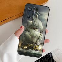 Sailing Pirate Ship Boat For Realme 15 10 11 12 13 14 Pro Plus GT6 GT7 Pro C67 C63 C61 C55 C51 C53 C35 C65 C75 Case Realme 10 4G