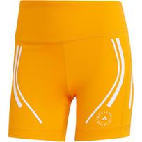 Adidas X Stella McCartney Truepace Logo Print Tight Fitness Shorts Women Shorts Deep-Orange Yellow HS1709 M