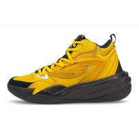 J. Cole x Puma RS-Dreamer 2 Jr Janurary 28th Kids Sneakers Yellow Spectra-Yellow Black 194851-02 38