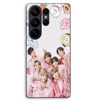 Dėklas Samsung Galaxy S26 Ultra Kpop BTS Rožinis Maniacase juoda