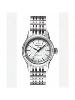 TISSOT Carson serijos automatinis mechaninis judėjimas Poros mechaninis laikrodis, Moteriškas, Šveicariškas, 28,5 mm, Modelis T085.207.11.011.00 balta