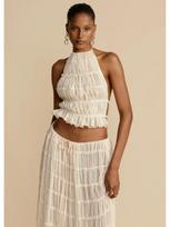 2024 Europe Spring/Summer Casual Halter Multi-wear Two-piece Set - Women's Loose Vacation Skirt Suit XL