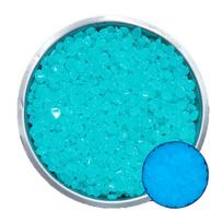 600Pcs Colorful Glow in The Dark Pebble Mini Aquarium Decoration Stone  Aquarium Decor mėlyna