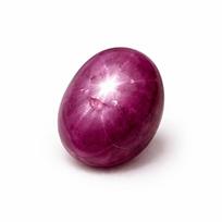 7.80 Ct Stunning Star Ruby Loose Gemstone Natural CERTIFIED RED Oval Shape 10 mm approx raudona