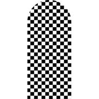 Racer Boy Birthday Party Backdrop Black White Runway Red Racing Panel Decor Arched Background Fast One Baby Shower Studio Props 2x5ft(60x150cm)