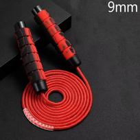 Foam Handle Weighted Jump Rope Adjustable Fitness Rope Skipping Nylon Skipping Rope  Exercise raudona