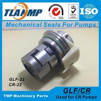 GLF-22 JMK-22 Mechanical Seals for CR32/CR45/CR64/CR90 Multi-stage Pumps|Shaft 22mm Cartridge Seals(HQQV/HQQE/HUUV/CR/CRI/CRN22) HQQV (SiC-SiC-VIT)